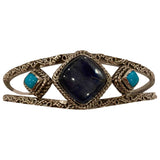 Unknown blue silver bracelets