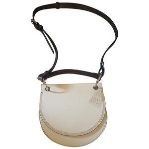 Marni monile white leather handbag