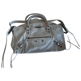 Balenciaga part time beige leather handbag