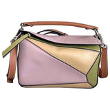 Loewe puzzle  multicolour leather handbag