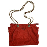 Prada red cloth handbag