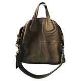Givenchy nightingale khaki leather handbag