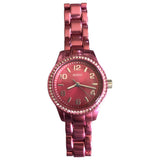Guess pink steel watch