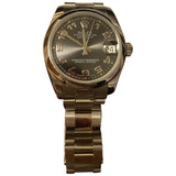 Rolex datejust 31mm silver steel watch