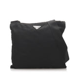 Prada black cloth handbag