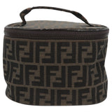 Fendi brown cloth travel bag