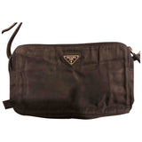 Prada black polyester handbag