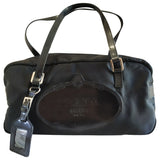 Prada black cloth handbag