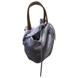 Nanushka blue silk handbag