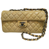 Chanel timeless/classique  patent leather handbag