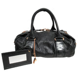 Balenciaga black leather handbag