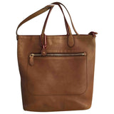Bally camel leather handbag
