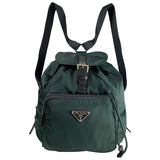 Prada green cloth backpacks
