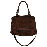 Givenchy pandora brown leather handbag