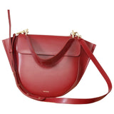Wandler hortensia red leather handbag