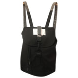 Rains black synthetic backpacks