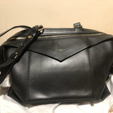 Givenchy sway black leather handbag