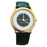 Lancel green steel watch
