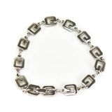 Givenchy silver metal bracelets