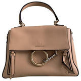 Chloé faye day beige leather handbag