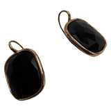 Pomellato victoria black yellow gold earrings