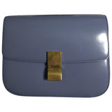 Celine classic blue leather handbag