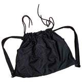 Victoria Beckham black polyester backpacks
