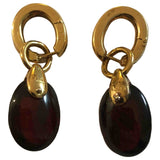 Pomellato rouge passion gold yellow gold earrings