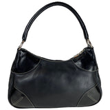 Prada black leather handbag
