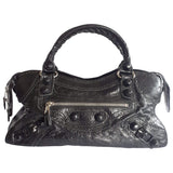 Balenciaga city black leather handbag
