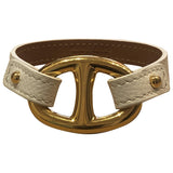 Hermès chaîne d'ancre gold metal bracelets