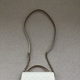 Chanel ecru leather handbag