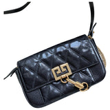 Givenchy pocket mini black leather handbag