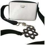 Guess white leather handbag