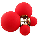 Dior tribal red pearls earrings