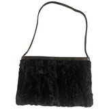 Loewe black leather handbag