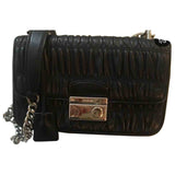 Prada black leather handbag