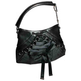 Dior black leather handbag