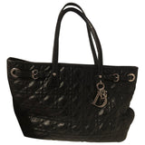 Dior black leather handbag