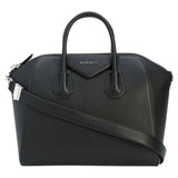 Givenchy antigona black leather handbag