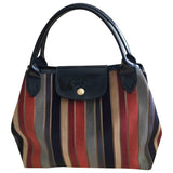 Longchamp pliage   velvet handbag