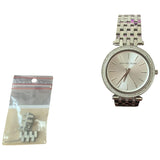 Michael Kors silver steel watch
