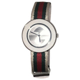 Gucci beige steel watch