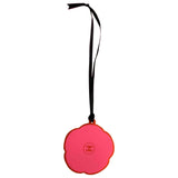 Chanel camélia pink plastic bag charms