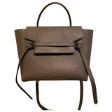 Celine belt grey leather handbag