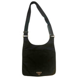 Prada black cloth handbag
