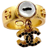 Chanel cc gold gold plated rings