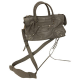 Balenciaga city grey leather handbag