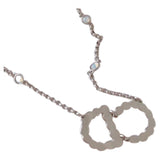 Dior white silver necklaces