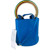 Marni pannier blue leather handbag